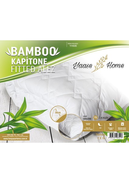 Bambu Kapitone Fıtted Alez ( Tek Kişilik )