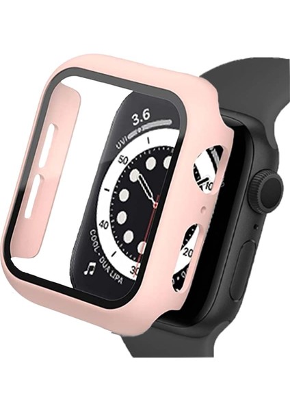 Apple Watch 44MM Sense Kasa ve Ekran Koruyucu Pudra