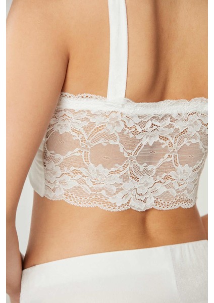 Kadife Saten 3'lü Kadın Crop'lu Pijama Takımı - 2050