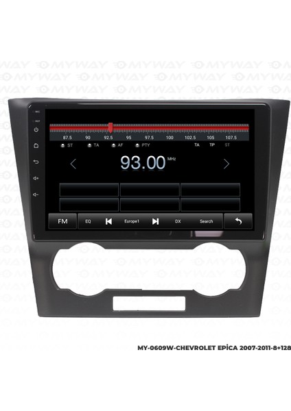 Chevrolet Epica Android Carplay Multimedya Navigasyon Ekran Teyp 8GB+128GB fiyatları