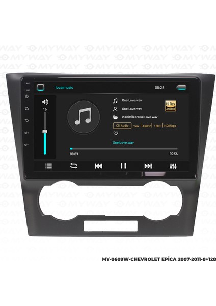 Chevrolet Epica Android Carplay Multimedya Navigasyon Ekran Teyp 8GB+128GB modelleri