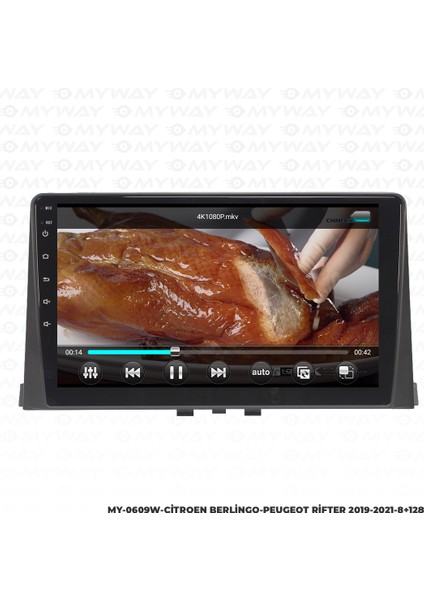 Peugeot Rifter Android Carplay Multimedya Navigasyon Ekran Teyp 8GB+128GB fiyatları