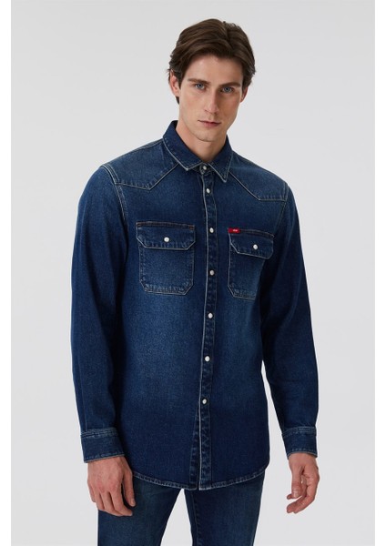 Kenn Oversize Erkek Jean Gömlek modelleri