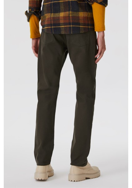 Jagger Porter Erkek Dokuma Pantolon Haki