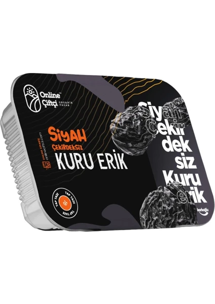 Online Çiftçi Siyah Çekirdeksiz Kuru Erik 250 gr