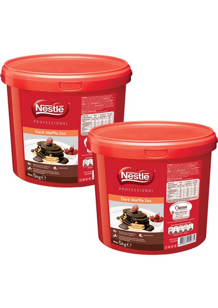 Professional Waffle Dark Sos 5 kg 2'li