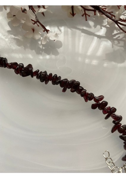 Pelved Design Lal Garnet (Granat) Doğal Taş Bileklik