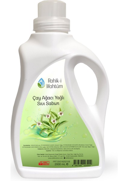 Çay Ağacı Yağlı Sıvı Sabun (2000 Ml)