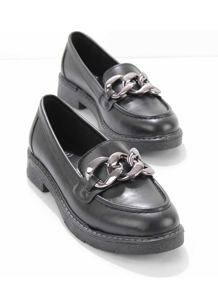 Siyah Kadın Loafer Ayakkabı K01257067009