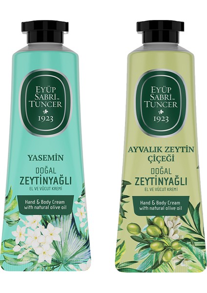 El ve Vücut Kremi Yasemin ve Ayvalık Zeytin Çiçeği 50 ml