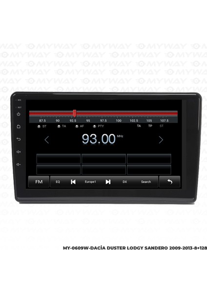 Dacıa Lodgy Android Carplay Multimedya Navigasyon Ekran Teyp 8GB+128GB indirimleri