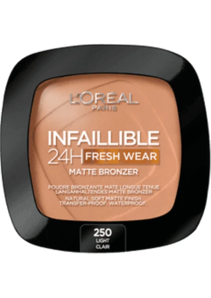 L'Oréal Paris Infaillible 24H Fresh Wear Bronzlaştırıcı Pudra - 250 Light