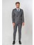 Farsund Slim Fit Likralı T114 6 Drop Kruvaze Takım Elbise Desenli 1