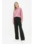 Kadın Süper Yüksek Bel Geniş Paça Wide Leg Jeans Pantolon 1