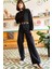 salaş Süper Yüksek Bel Wide Leg Power Likralı Palazzo Jeans 3
