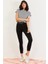Solmayan Siyah Süper Skinny Jeans Kot Pantolon (Dar Paça) 1