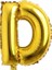 D Harfi Gold Folyo Balon 1
