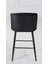 2 Adet Strip 75 cm Ada Mutfak ve Bar Sandalyesi - Bar Taburesi - Babyface Kumaş - Metal Ayak 4