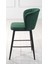 2 Adet Strip 75 cm Ada Mutfak ve Bar Sandalyesi - Bar Taburesi - Babyface Kumaş - Metal Ayak 3