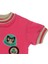Kız Bebek Yuvarlak Yakalı Baskı Detaylı T-Shirt 3
