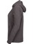 W-CT6577 Basic Polar Zip Gri Melanj Kadın Outdoor Polar Ceket 100002477 Kahverengi 3