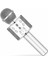 WS-858 Karaoke Mikrofon Bluetooth, Usb, Hafıza Kartı ve Aux Girişli Gri Renkli Taşınabilir 2