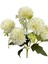 Yapay Çiçek Krizantem Kartopu Beyaz 5 Kafalı Demet Cipsolu 2