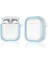 Iki Renkli Fotoğraf Çerçevesi Pc Airpods Için Kanca ile Kablosuz Kablosuz Kulaklık Kılıfı 1/2 (Sky Mavisi) 1