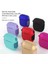 2 Arada 1 Mat Doku Kontrast Renk Pc Tpu Airpods 2/1 Için Kulaklık Kasası (Lavanta) 3