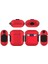 2 Arada 1 Mat Doku Kontrast Renk Pc Tpu Airpods 2/1 Için Kulaklık Kılıfı (Nane Yeşil) 2