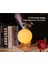 Ay Hava Nemlendirici Gece Lambası|Dokunmatik Ahşap Stantlı 3 Renkli 880 Ml Kapasiteli Buhar Makinası 4
