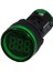 0-100A 22MM LED Ampermetre (Akım Trafolu) Yeşil Renk 1