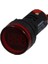 0-100A 22MM LED Ampermetre (Akım Trafolu) Kırmızı Renk 1