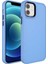 - Apple iPhone 11 - Kılıf Metal Çerçeve ve Buton Tasarımlı Sert Botox Kapak - Mavi 1