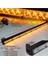 Off Road LED Ampül Turuncu Renk 16 Fonksiyonlu 7 Sıra 28 LED 90 cm Düğmeli - Uyumlu 1