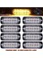 Off Road LED Lamba Turuncu Renk Dorse Tip 12 LED 4 x 11 cm 8 Adet - Friemats 1