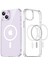 Apple Iphone 14 Plus Uyumlu Kılıf Orijinal Magsafe Clear Crystal Şeffaf Benks Magnetic Sararma Yapmaz Lisanslı Ürün Antishock Dropshock Zırh Military Frosted Anti-Fall Full Body 1