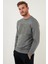 Baskılı Regular Fit Bisiklet Yaka Pamuklu Sweat Erkek Sweat 5905304 1