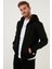 Regular Fit Kapüşonlu Fermuarlı İçi Tüylü Yumuşak Şardonlu Kışlık Sweat Erkek SWEAT 5905340 1