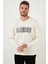 Baskılı Regular Fit Bisiklet Yaka Pamuklu Sweat Erkek Sweat 5905327 5