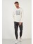 Baskılı Regular Fit Bisiklet Yaka Pamuklu Sweat Erkek Sweat 5905304 3