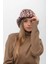 Leopar Desen Peluş Bucket Şapka 1