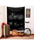 Harley Davidson Model 28B Chalkboard Tapestry Motorsikletli Duvar Örtüsü Oda Dekorasyonu 5