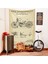 Harley Davidson Model 28B Vintage Tapestry Motorsikletli Duvar Örtüsü Oda Dekorasyonu 3