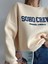 Kadın Baskılı Şardonlu Krem Sweatshirt 3