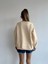 Kadın Baskılı Şardonlu Krem Sweatshirt 5