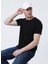 Siyah Erkek Slim Fit Modal T-Shirt ROMEO-O 1