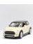 Krem Yeni Mini Cooper Çek Bırak Metal Oyuncak Araba 11 cm 4