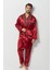 Damatlık Seti Erkek 4lü Saten Röbdeşember Pijama Takımı 1