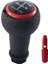 Peugeot PARTNER-207-301-307-308-407-508-3008-5008 Renkli Çerçeve Vites Topuzu Kırmızı 1